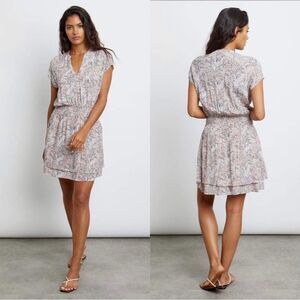 Rails Karla Mini Dress Watercolor Snake Print Size M